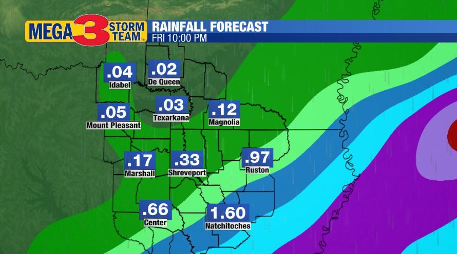 Forecast Rain Amounts